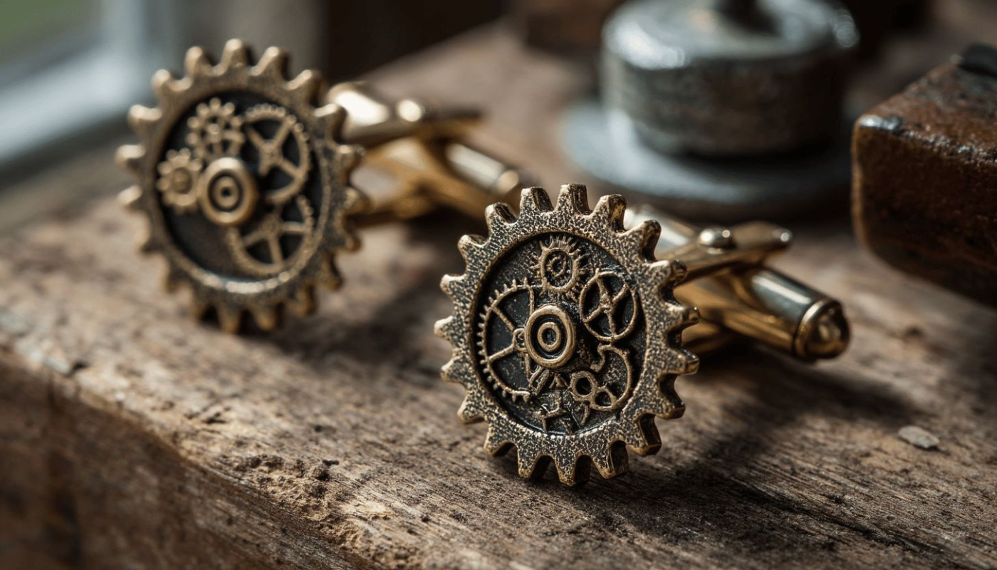 Boutons de manchette créatifs pour un style professionnel décalé